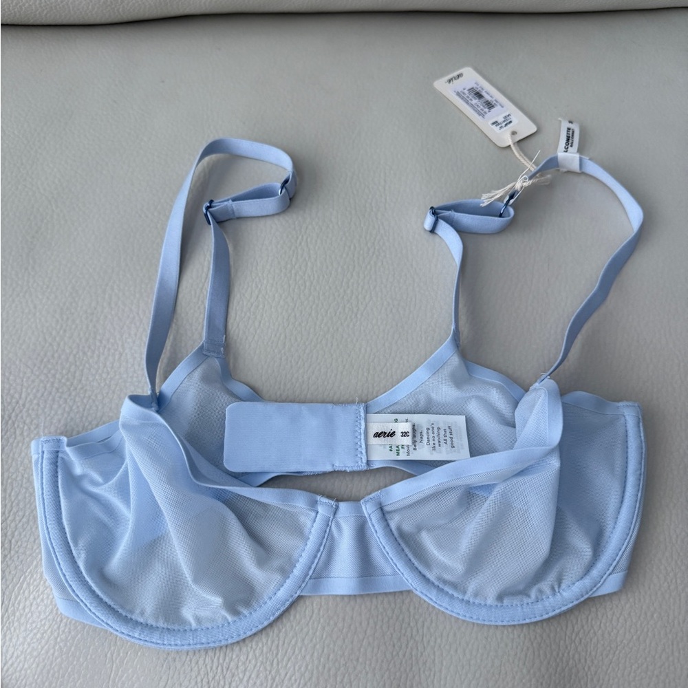 NWT Aerie  SMOOTHEZ Microfiber Unlined Underwire Bra MSRP$40 Sz 32C